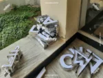 LED Sign Board 3D Acrylic Top Letter 3D SS High Letter BD