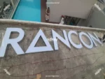 LED sign board 3D SS acrylic letter advertising near me