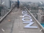 LED sign board 3D SS acrylic letter advertising near me