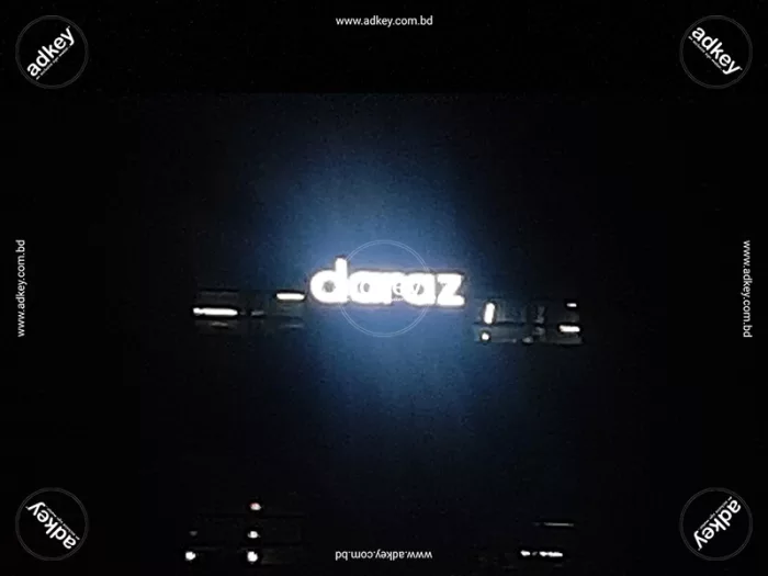 LED Sign Board 3D SS Acrylic High Letter Daraz Dhaka 2023