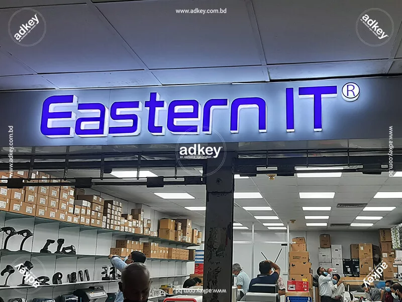 Backlit Acrylic LED Letter Sign Board