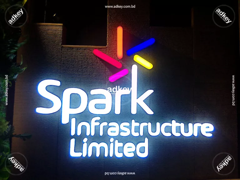 Best Acrylic Letter LED Light Sign Maker Price in Dhaka