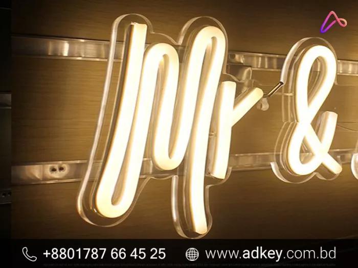 Custom LED Name Signs Advertising in Dhaka Bangladesh