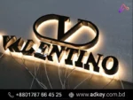 3D Outdoor Backlit Signage with SS Latter in Dhaka BD
