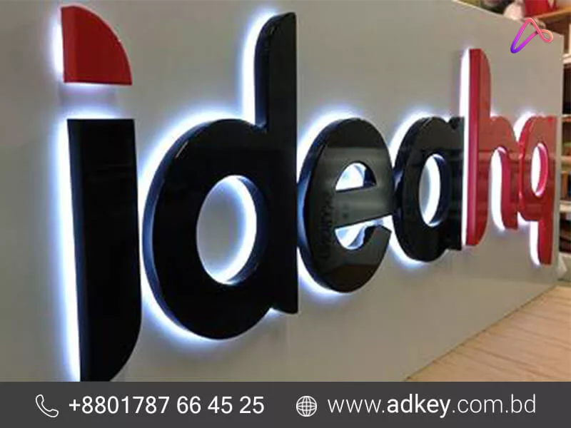 3d Letter Light Board Advertising in Bangladesh