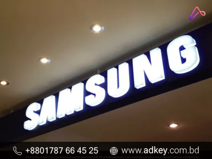Acrylic Letter with LED Sign Board Provide By adkey Limited