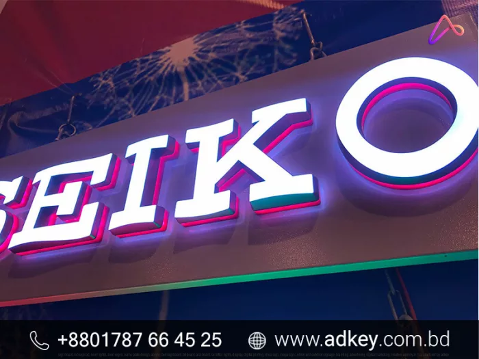 Acrylic Letter with LED Sign Board Provider Company
