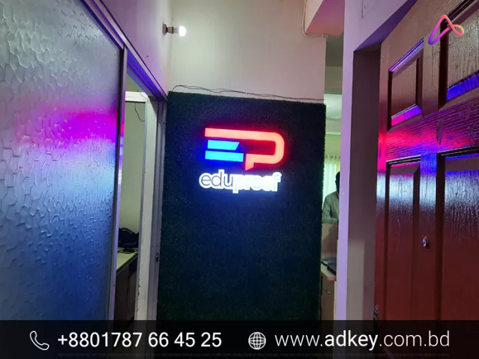 Acrylic Top Letter with LED Module Light Provide Agency