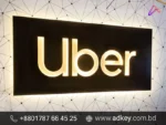 Back-lit LED Sign BD With SS Letter Make By adkey Ltd