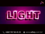Best LED Neon Light Make By adkey Limited in Dhaka BD