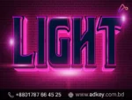 Best LED Neon Light Make By adkey Limited in Dhaka BD