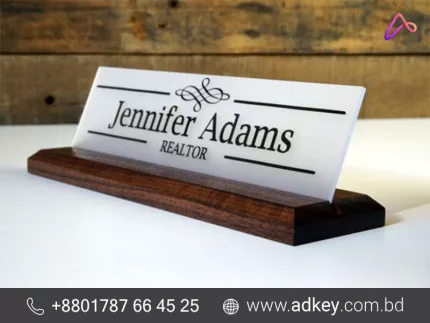 Best Name Plate Make By adkey Company Limited in BD