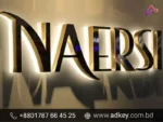LED Sign With SS High Letter Make By adkey Ltd in BD