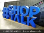 Acrylic Letter with LED Sign Board, LED Display BD