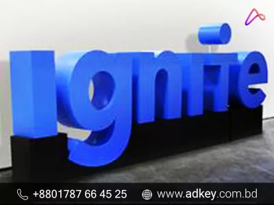 Acrylic Letter with LED Sign Board, LED Display BD
