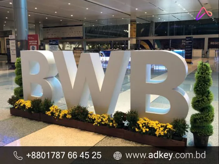 Acrylic SS Top Letter, LED Display, LED Light in BD