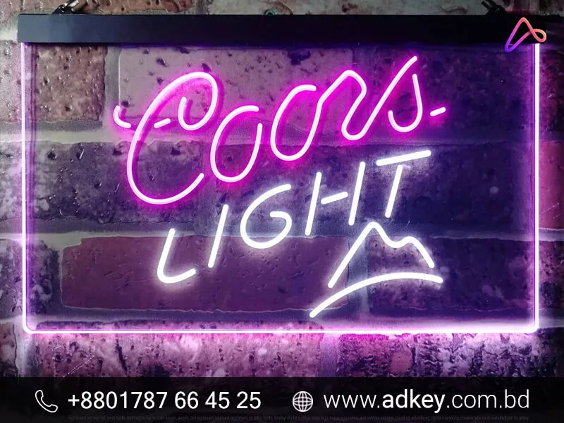 Digital Neon Tube Display Signage in Dhaka Bangladesh