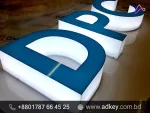 3D Acrylic LED Letter Glow Sign Boards