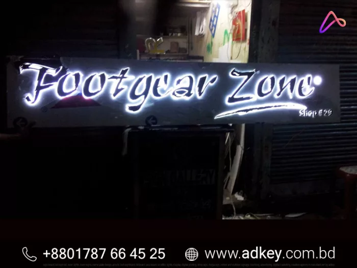 Backlit Stainless Steel Letters Sign Factory