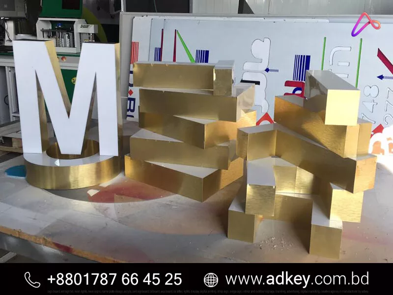 LED Light Acrylic Letter Cutting BD Cost
