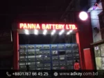 LED Sign Board Making with Acrylic Letter Advertising