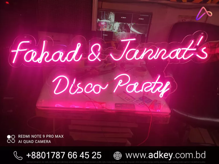 Neon Sign Design Cost Bangladesh