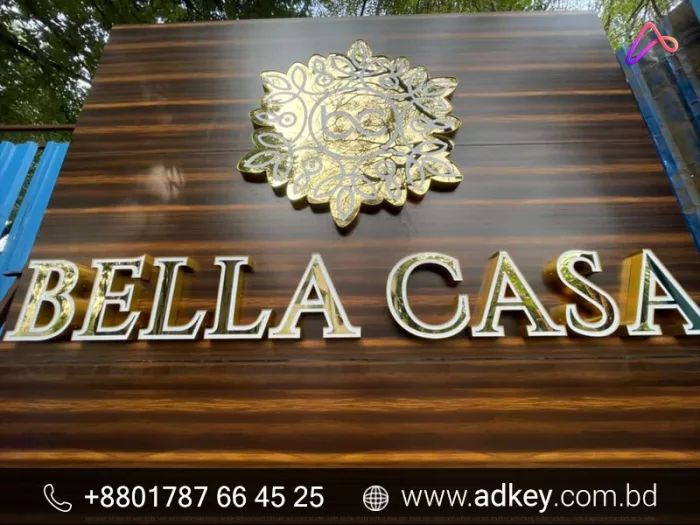 SS Golden and Silver Color Letter Signage Price in BD