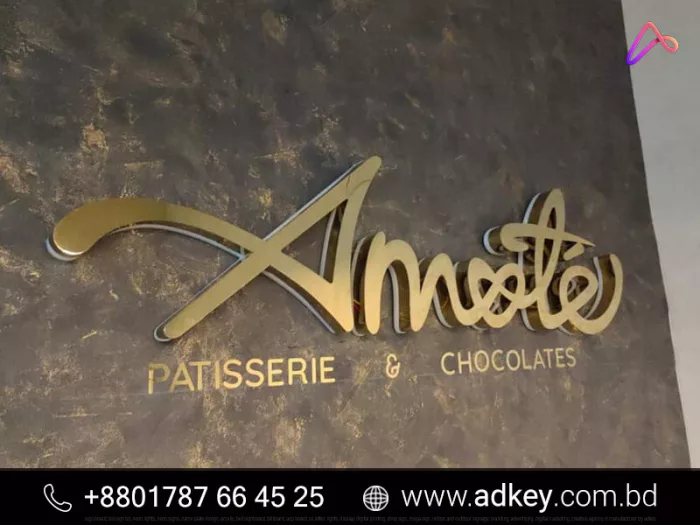 SS Golden and Silver Color Letter Signage Price in BD