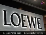 Stainless Steel Face and PVC Back New Style PVC Letter Signs