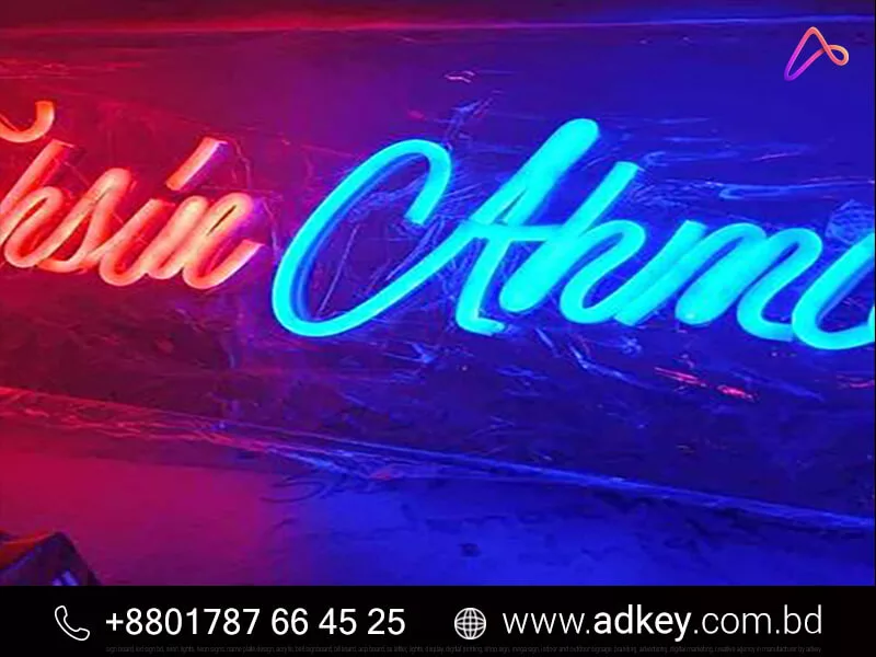 Acrylic Neon Light Design Price and Cost