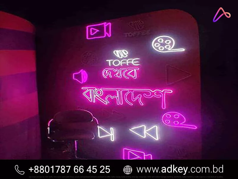 Acrylic Neon Signs Design Price in Bangladesh