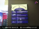 Glass Sign Board Price