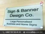 Glass Sign Price And Cost in BD