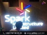 LED Sign Board Making with Acrylic Letter Price