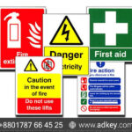 Fire Safety Industrial Signage Supplier in BD