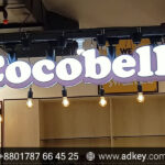 Acrylic Top High Letter LED Light Sign Board