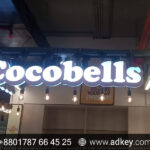 Acrylic Top High Letter LED Light Sign Board