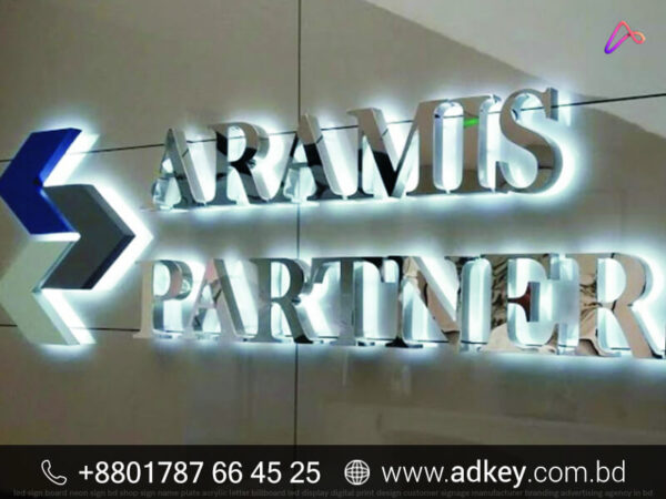 3D Acrylic SS High Letter LED Sign Price