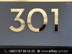 Illuminated SS Office Sign & Halo Lit Letter