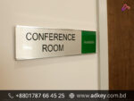 Custom Changeable Office Door Name Plate in BD