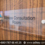 Custom Changeable Office Door Name Plate in BD