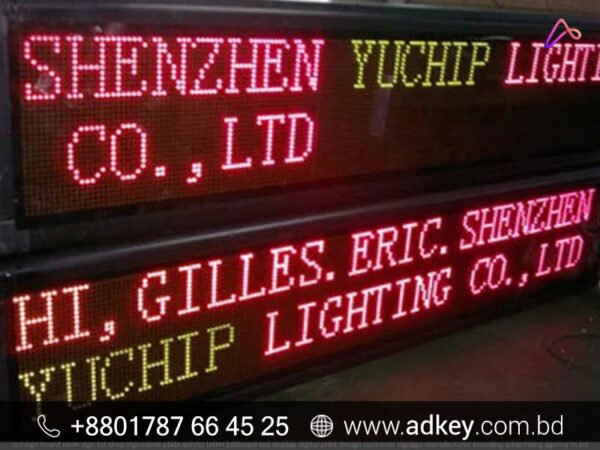 Custom Display LED Sign Board Price in BD