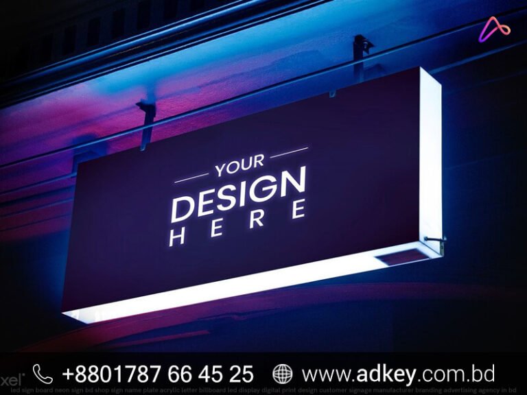 Custom Lit Top LED Sign Board Price in BD