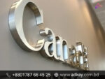 Custom Top Acrylic SS High Letter Signage