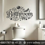 Custom Wall Top Sticker for Bathroom Price