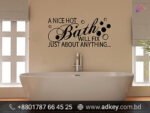 Custom Wall Top Sticker for Bathroom Price