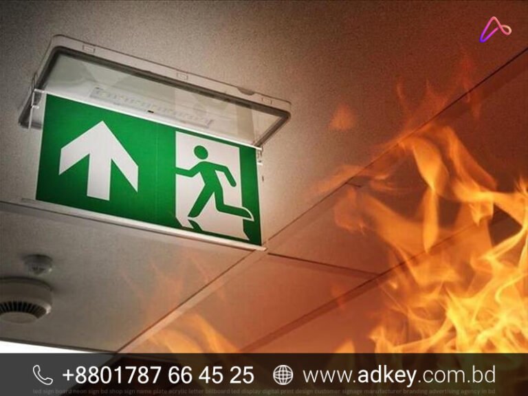 Fire Evacuation Name Plate Signage Manufacturer