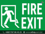 Fire Evacuation Name Plate Signage Manufacturer