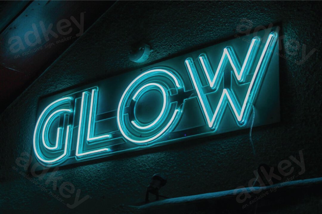 auto glow signages