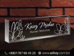 Custom Acrylic Name Plate Manufacturer Price